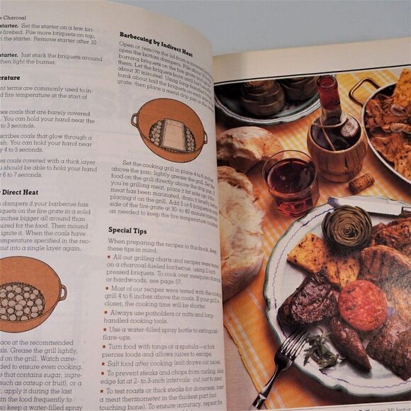 Sunset Magazine Barbeque Cook Book Vintage 1995 Paperback - Picture 5 of 10